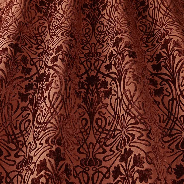 Tiverton Cayenne Curtain Fabric