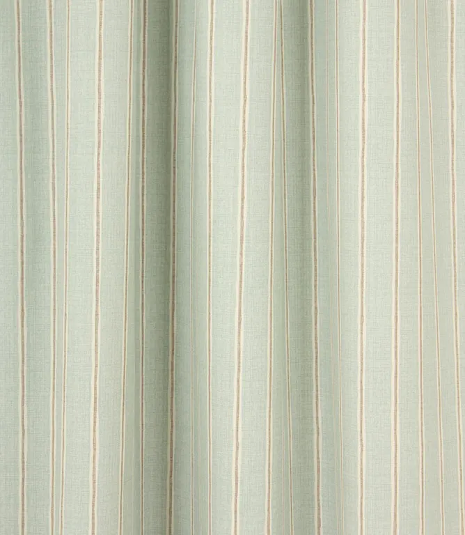Rowing Stripe Duckegg Curtain Fabric