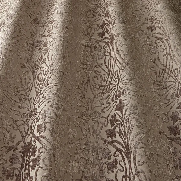 Tiverton Mink Curtain Fabric