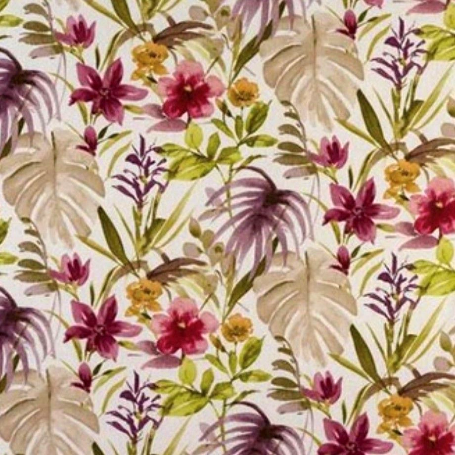 Funchal Berry Curtain Fabric