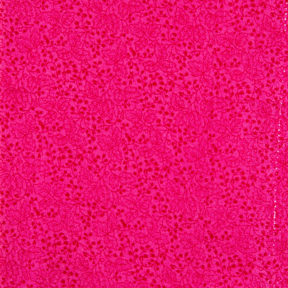 100% Quilting Cotton Ditsy Hot Pink Floral Blender Fabric