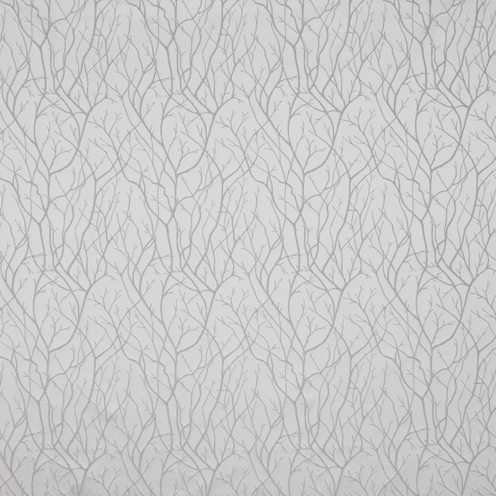 Cuerden Silver Curtain Fabric