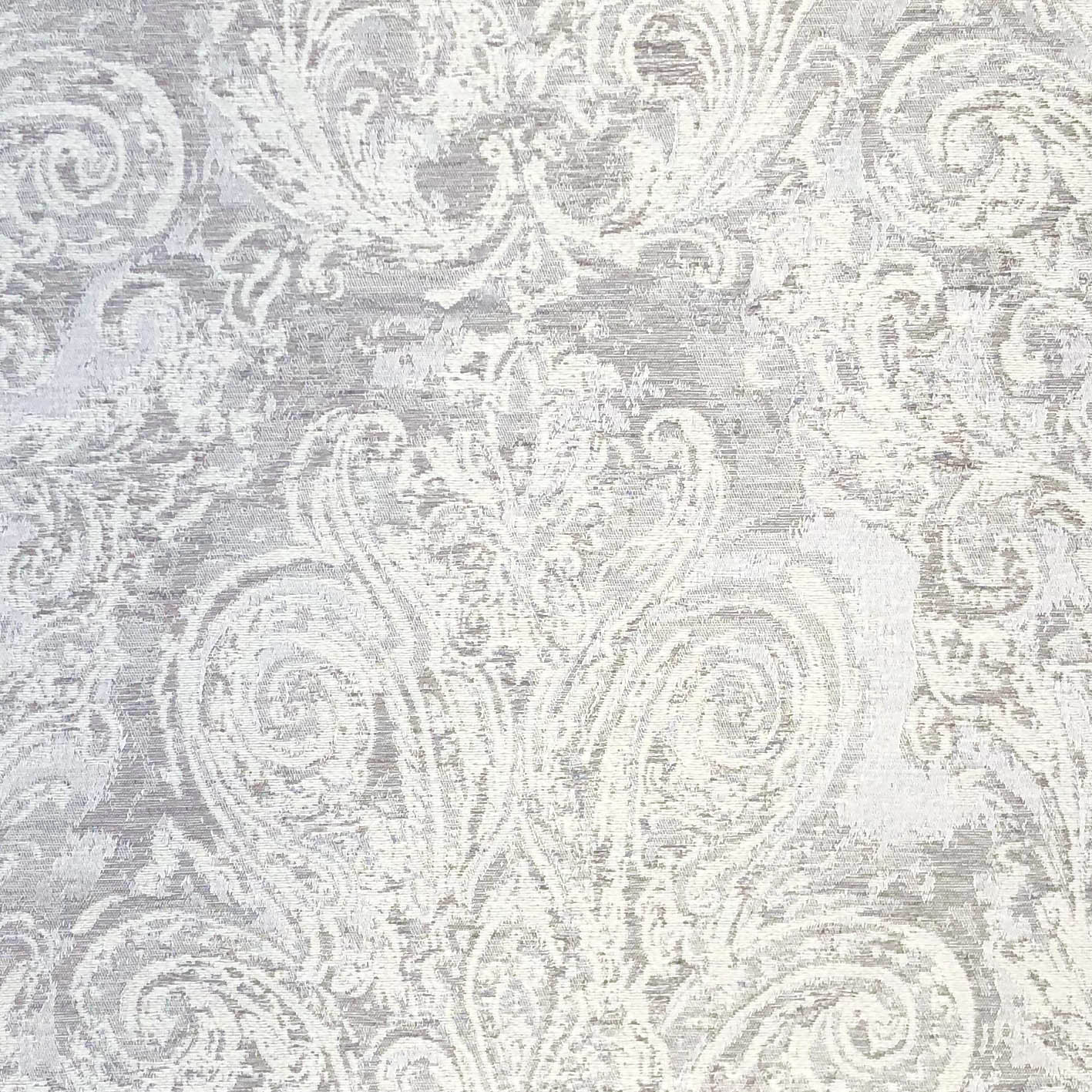 Marmont Platinum Curtain Fabric