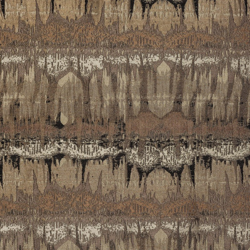 Inca Bronze Curtain Fabric