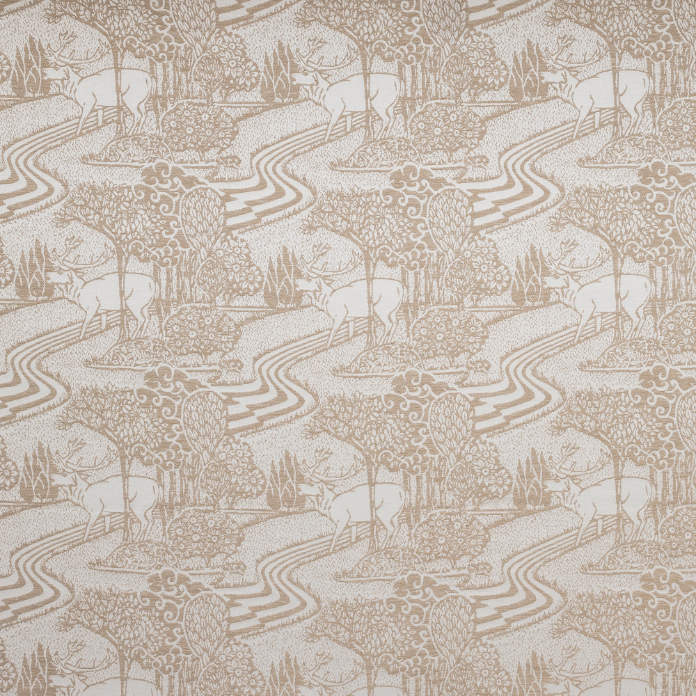 Laura Ashley Trecastle Natural Curtain Fabric