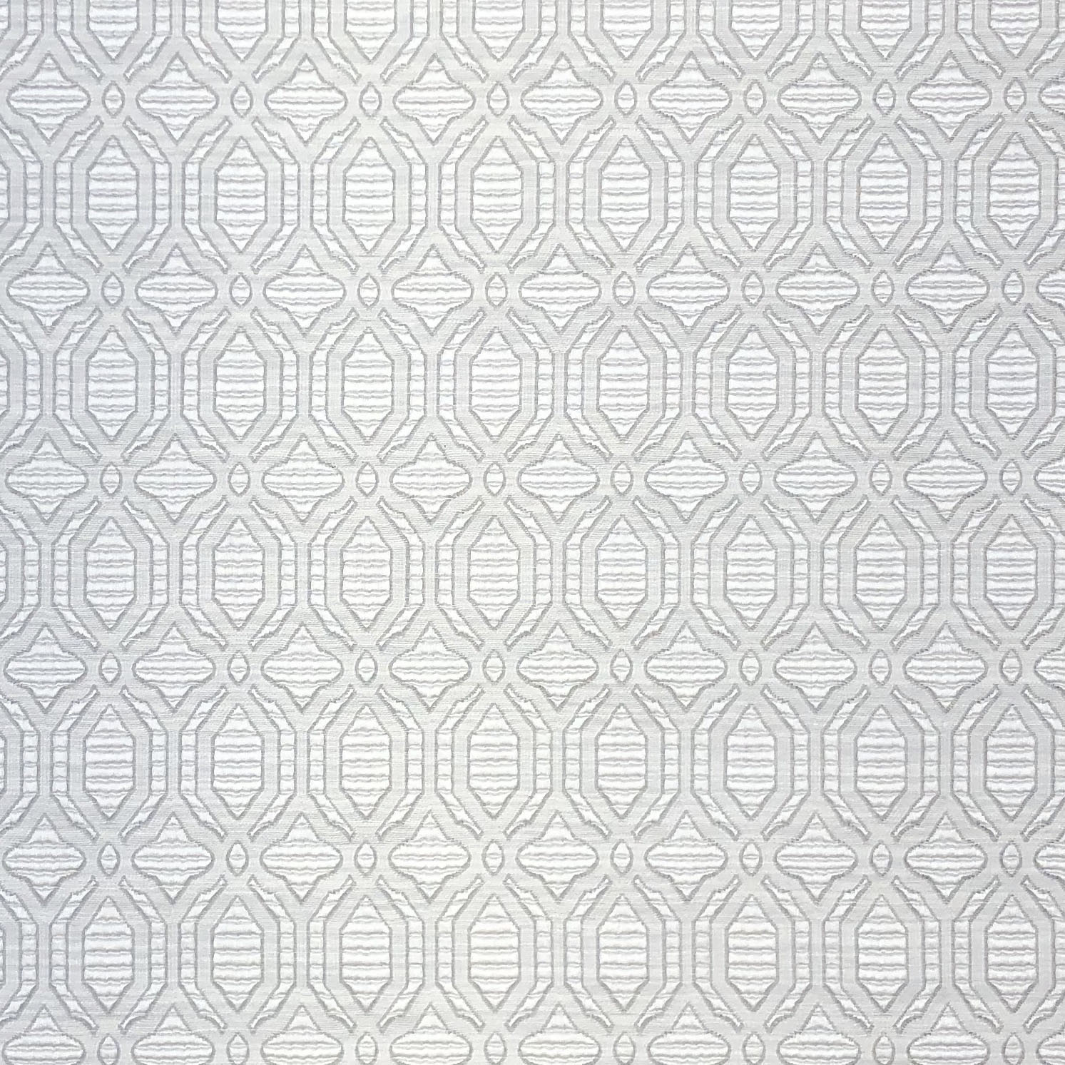 Mirabello Blanc Curtain Fabric