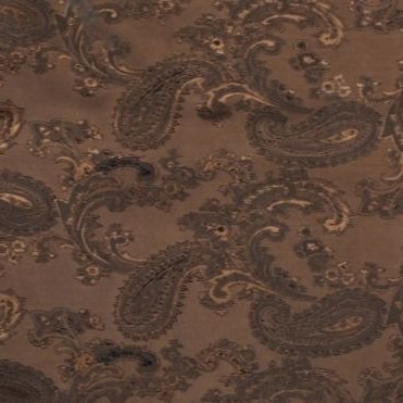 Two Tone Brown Paisley Jaquard