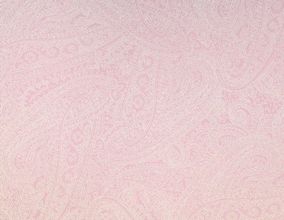 Paisley Print Pink Cotton Fabric