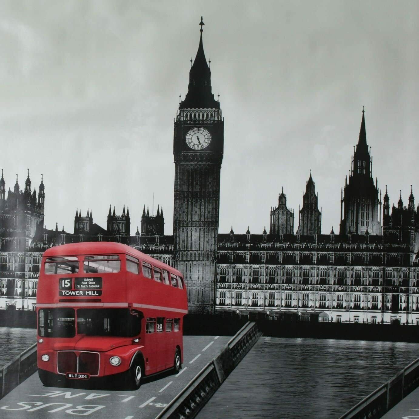 PVC Tablecloth London Buses