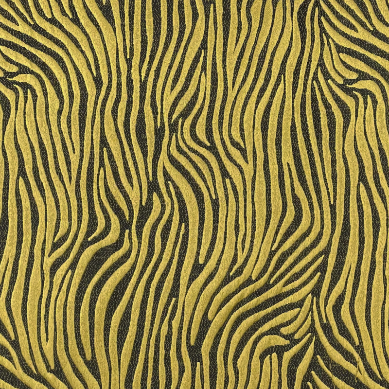 Tigre Gold Curtain Fabric