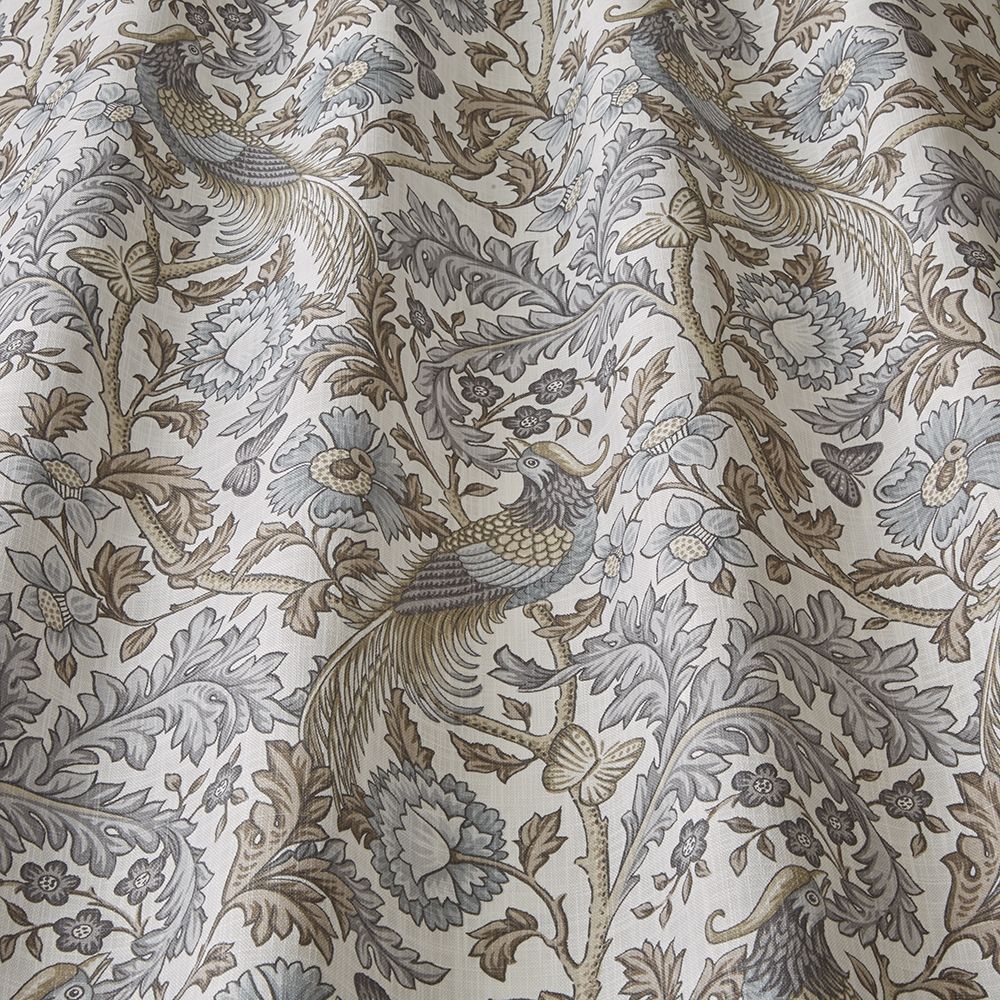 Oakmere Flint Curtain Fabric