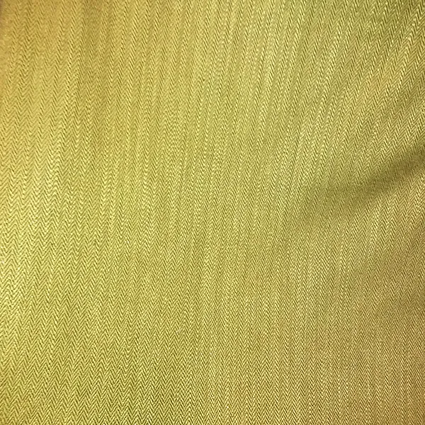 Herringbone Mustard Curtain Fabric