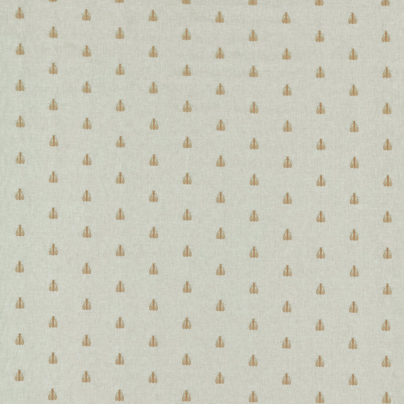 Falena Linen Gold Curtain Fabric