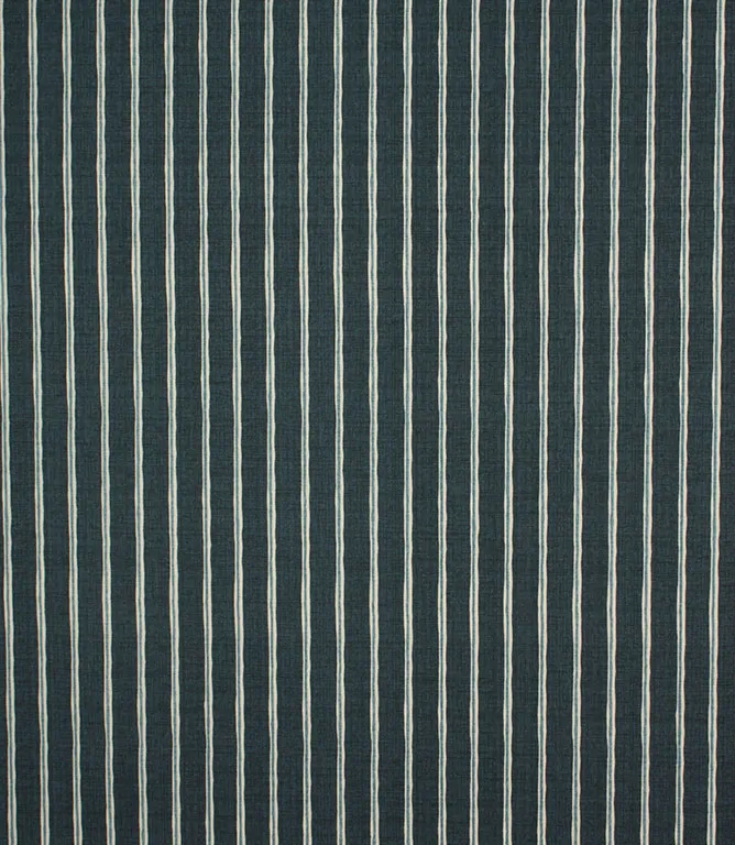 Rowing Stripe Midnight Curtain Fabric