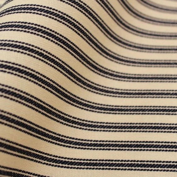 Canvas Ticking 100% Cotton Dark Navy Fabric