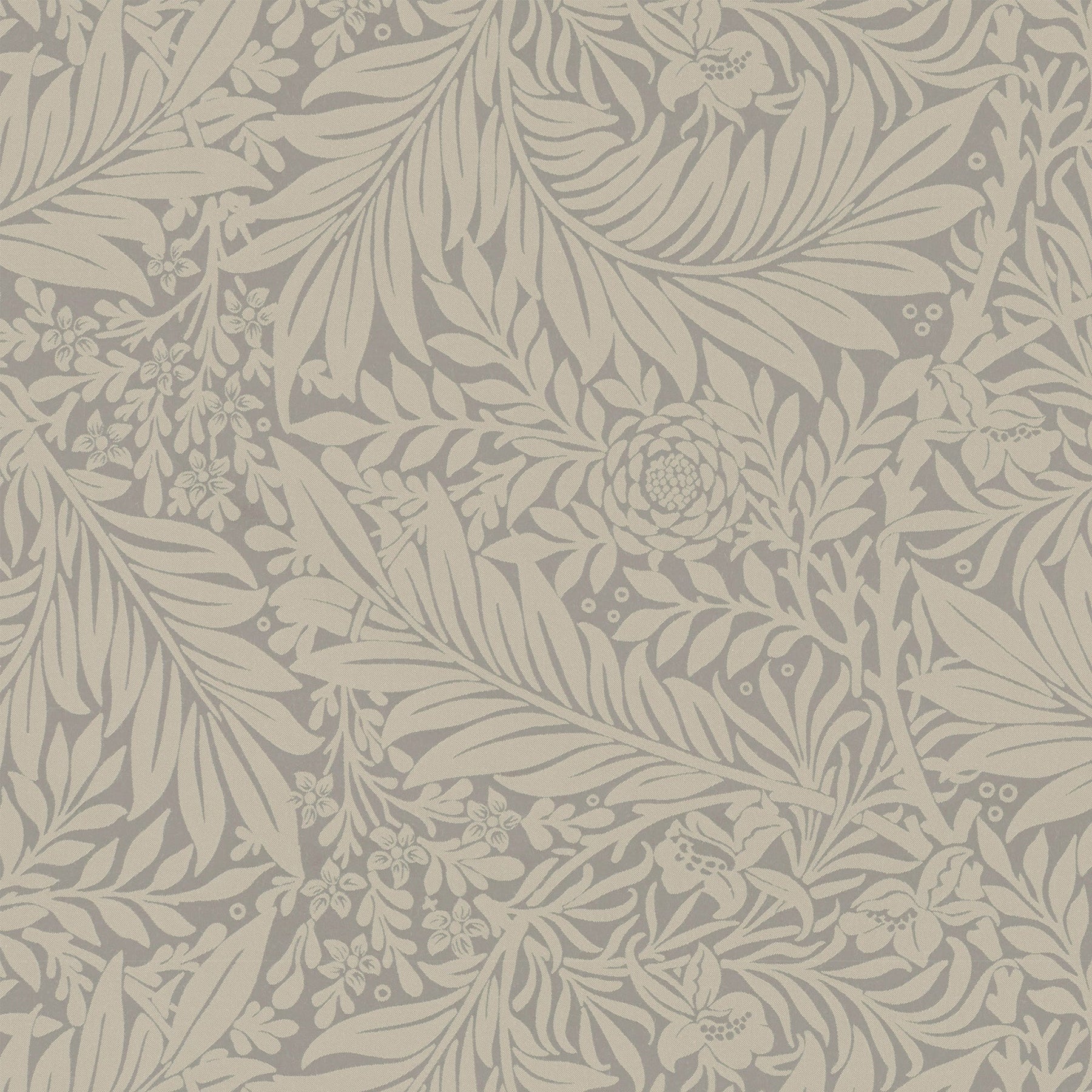 Larkspur Limestone by William Morris – Cotton-Rich Satin Curtain Fabric